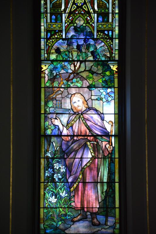 Gilbert Memorial Window:  Jesus at the Door