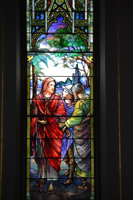 White Memorial Window:  Christ at Emmaus