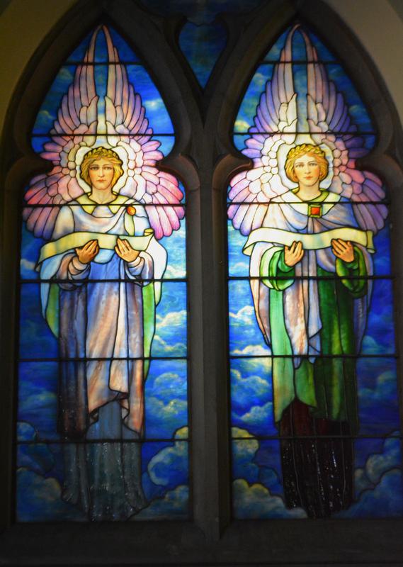 75th Anniversary Commemorative Window:  Singing Angels