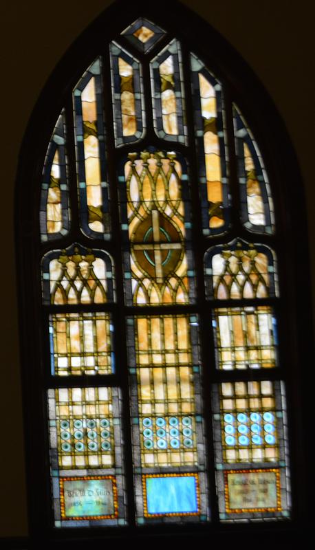 Hires and Wilson Memorial Window:  ornamental window