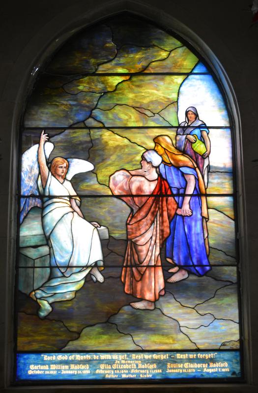 Radford Memorial Window:  Three Marys at the Tomb