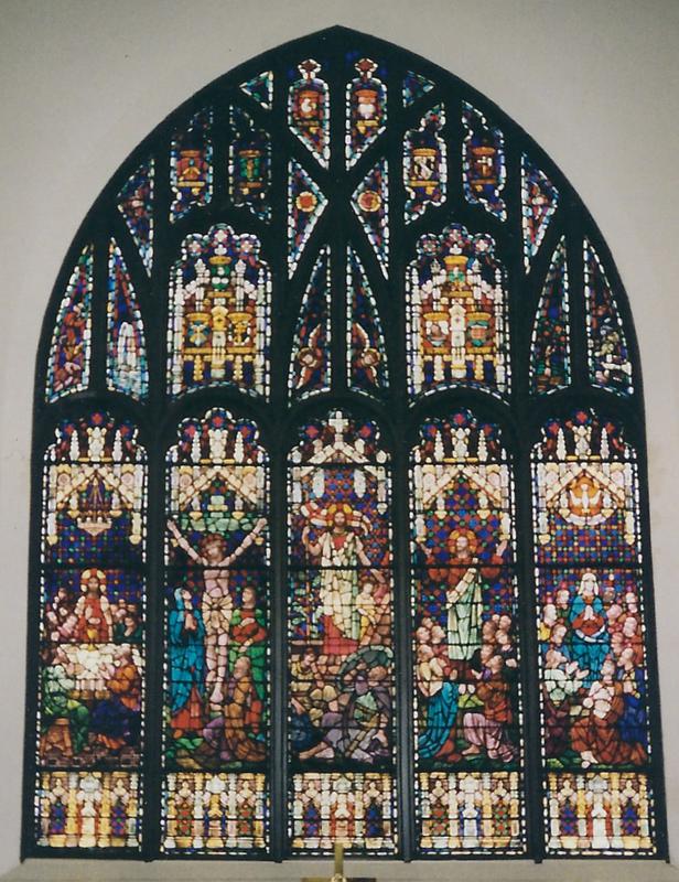 Last Supper, Crucifixion, Resurrection, Ascension, Pentecost