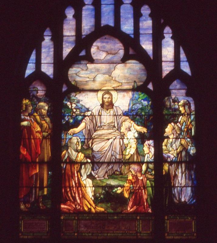 Hensey Memorial Window:  Hinder Not the Little Children