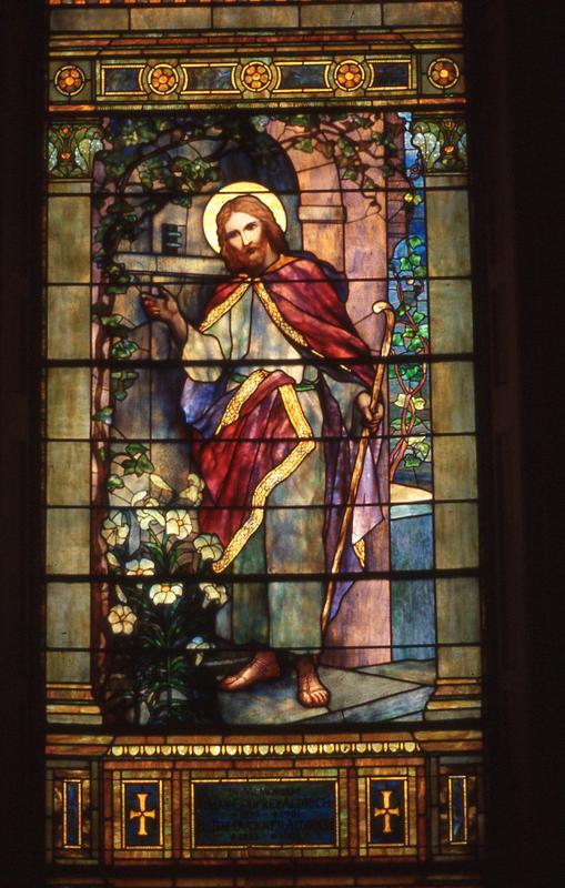 Aldrich Memorial Window:  Christ Knocking at the Door