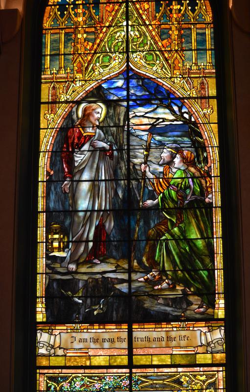 Smith Memorial Window:  I am the way, the truth and the life