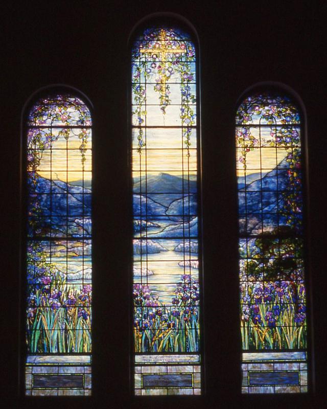 Bailey Memorial Window:  Iris Window
