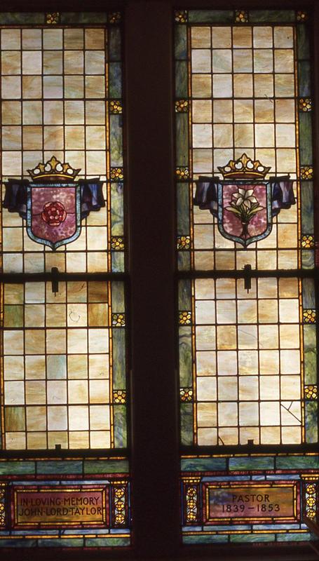 Taylor Memorial Window:  ornamental