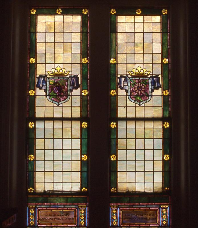 Taylor Memorial Window:  ornamental