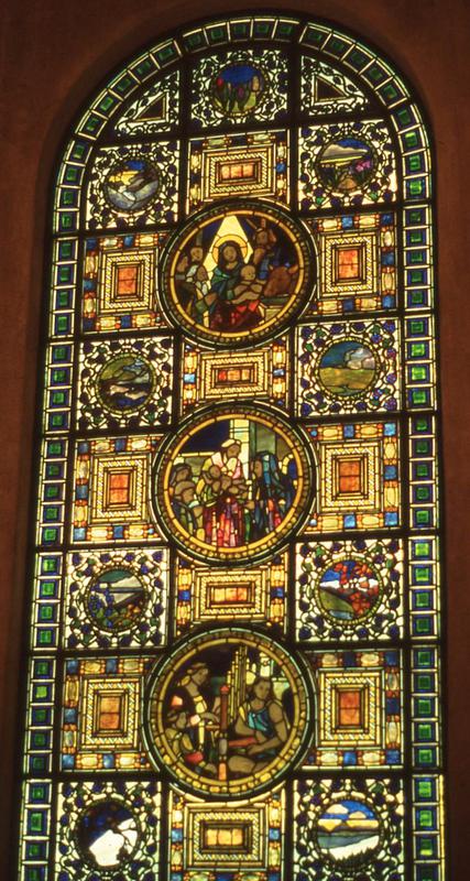 three medallion windows
