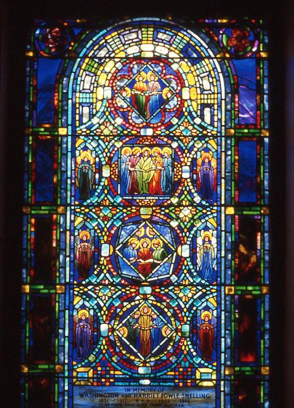 Snelling Memorial Window:  Ministry of Music