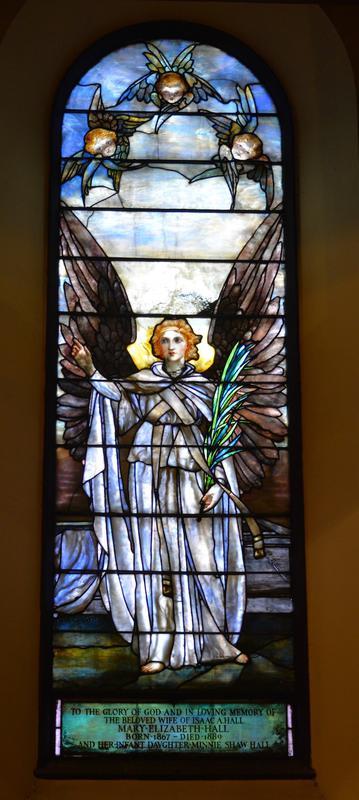 Hall Memorial Window:  Angel of Resurrection