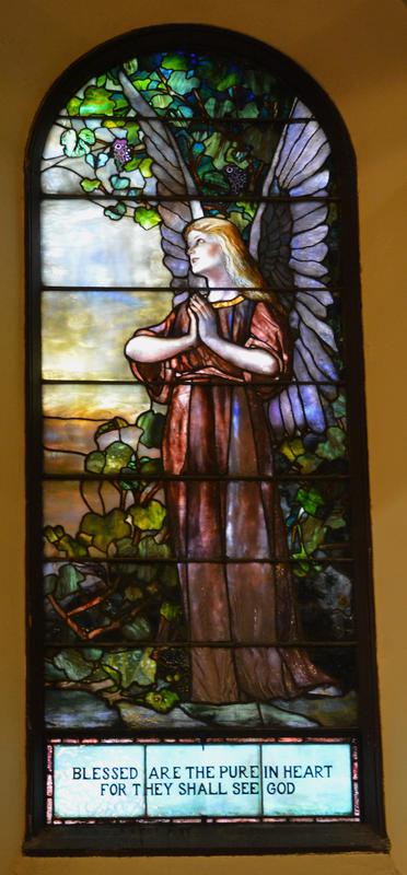 Hall Memorial Window:  Angel of Resurrection