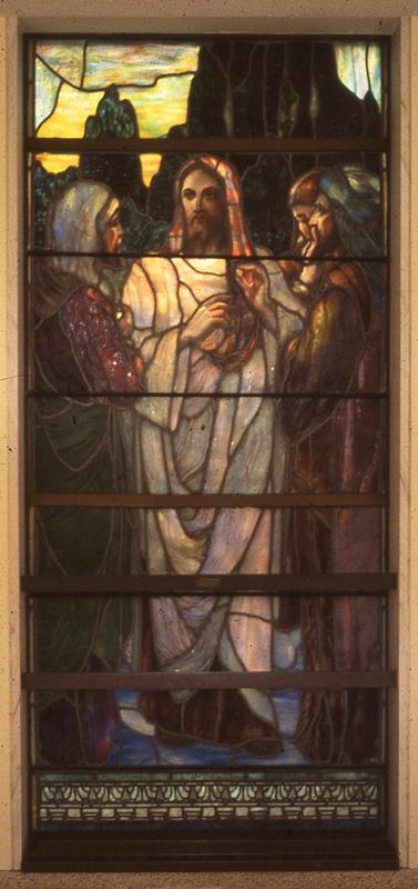 Strong Memorial Window:  Paying of Tribute