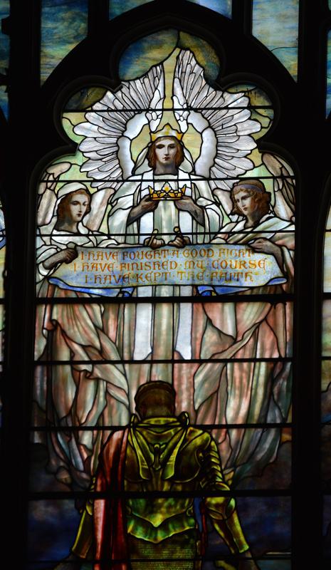 Knox and Chichester Memorial Window:  They Shall Receive a Crown of Glory