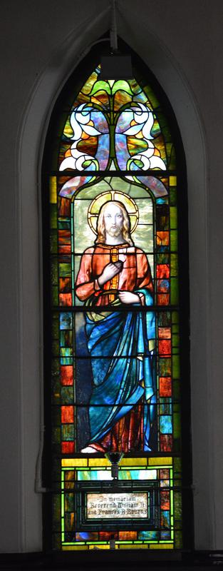 Bourns Memorial Window:  Figure of Christ