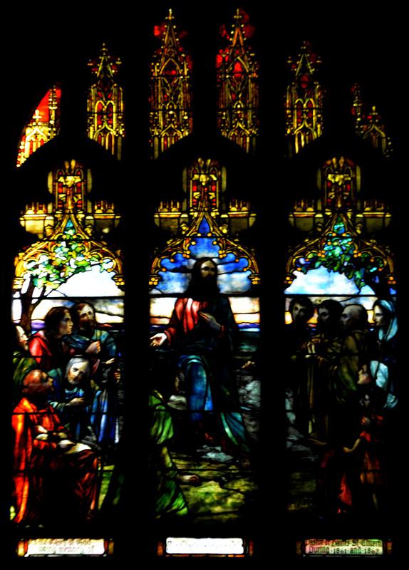 Karsner Memorial Window:  Sermon on the Mount