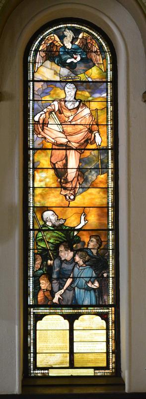 Potter Memorial Window:  Moses and the Law