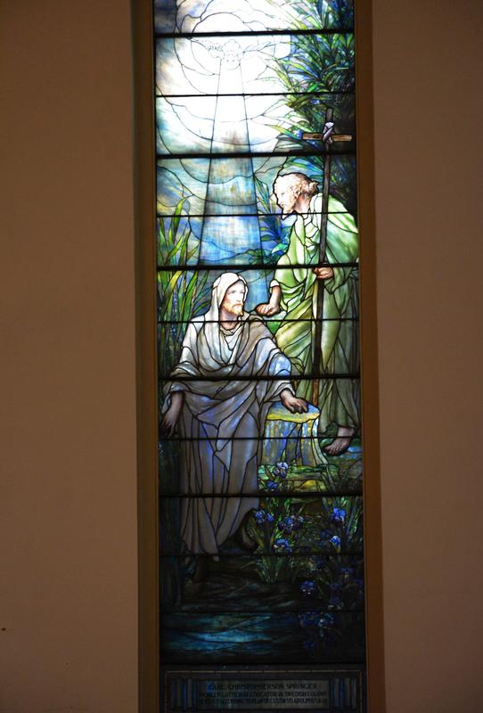 Springer Memorial Window:  Baptism of Christ