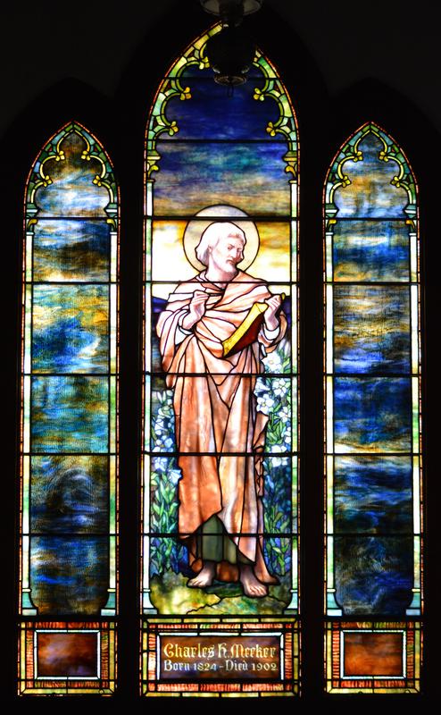 Meeker Memorial Window:  St. Luke