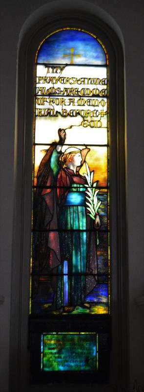 Reed Memorial Window:  Angel