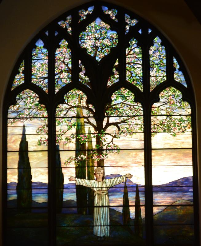 Hood Memorial Window:  In Joseph's Lovely Garden