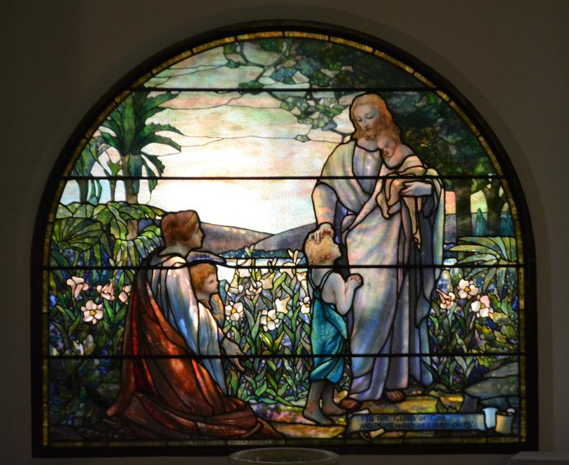 Buckingham Memorial Window:  Christ Blessing Children