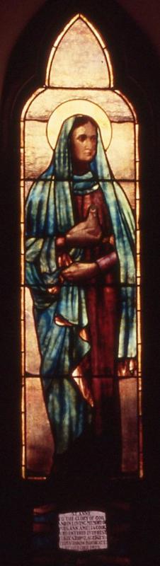 Cook Memorial Window:  St. Ann