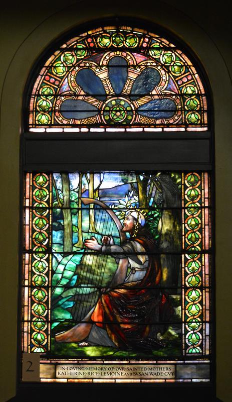 LeMoine and Guy Memorial Window:  King David
