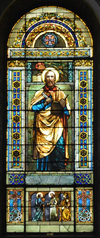 Potts Memorial Window:  St. Luke