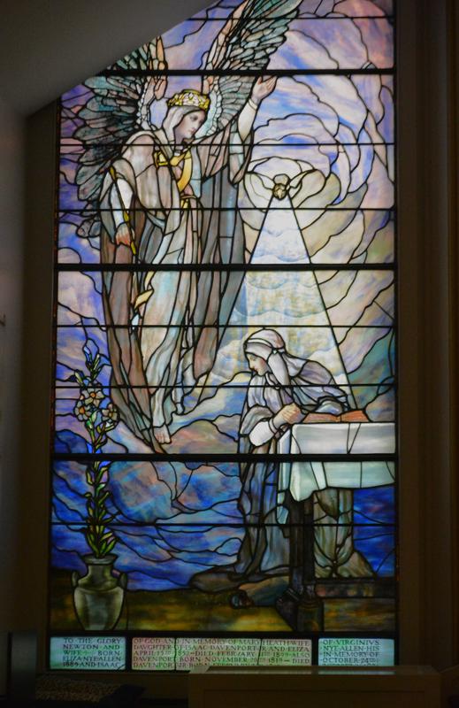 Newton and Davenport Memorial Window:  Annunciation