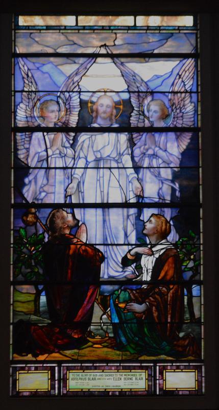 Blair Memorial Window:  The Pilgrims