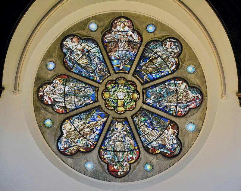 Easton Memorial Window:  The Beatitudes