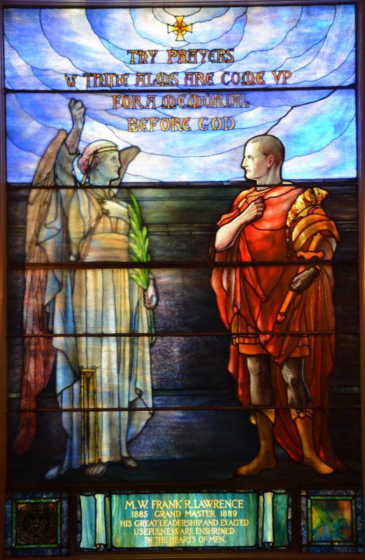 Lawrence Memorial Window:  Cornelius and the Angel