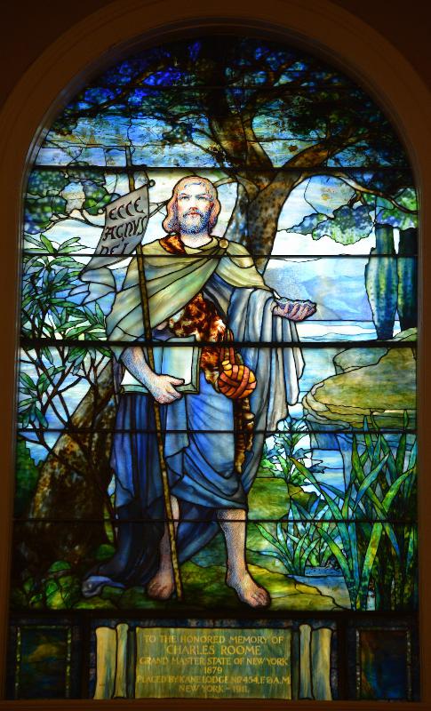 Roome Memorial Window:  St. John the Baptist