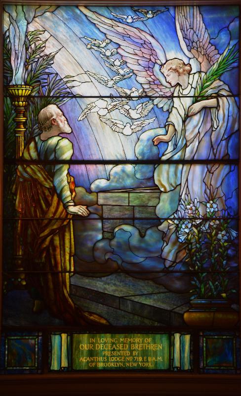 Deceased Brethren Memorial Window:  Return of the Soul