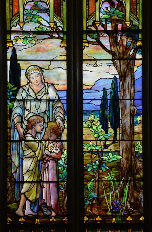 Curtiss Memorial Window:  Charity