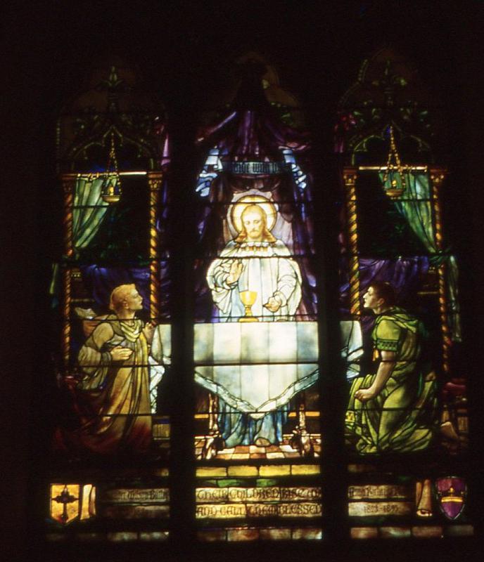 Butler Memorial Window:  Abide With Us