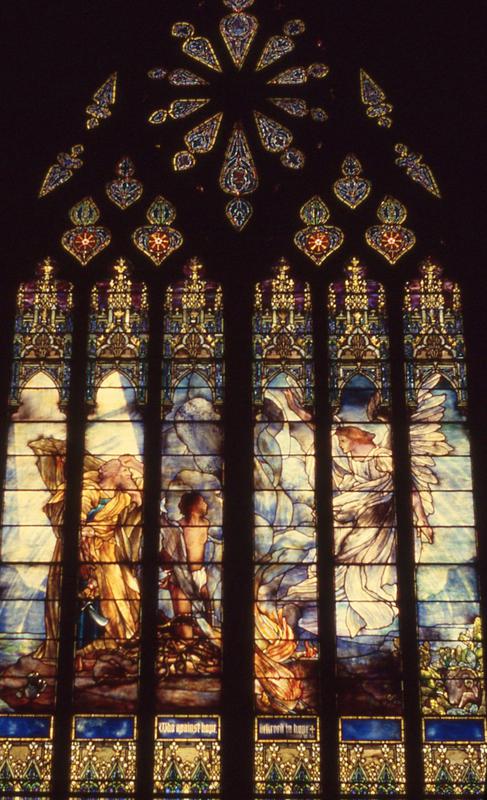 Bushnell Memorial Window:  Sacrifice of Isaac
