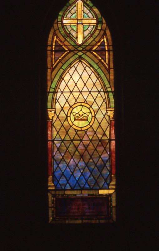 Hughes Memorial Window:  ornamental