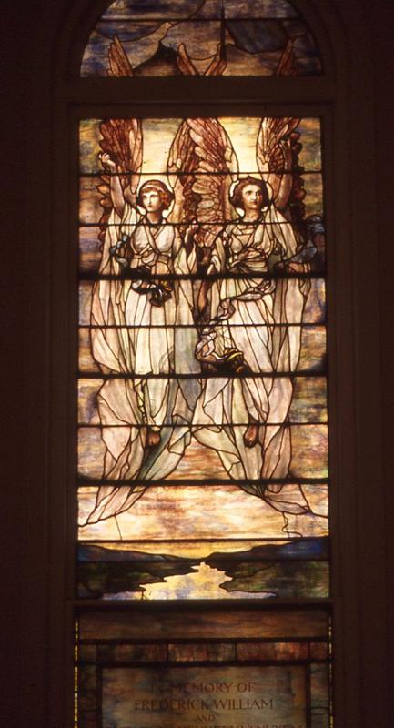 Vanuxem Memorial Window:  Angels of Praise