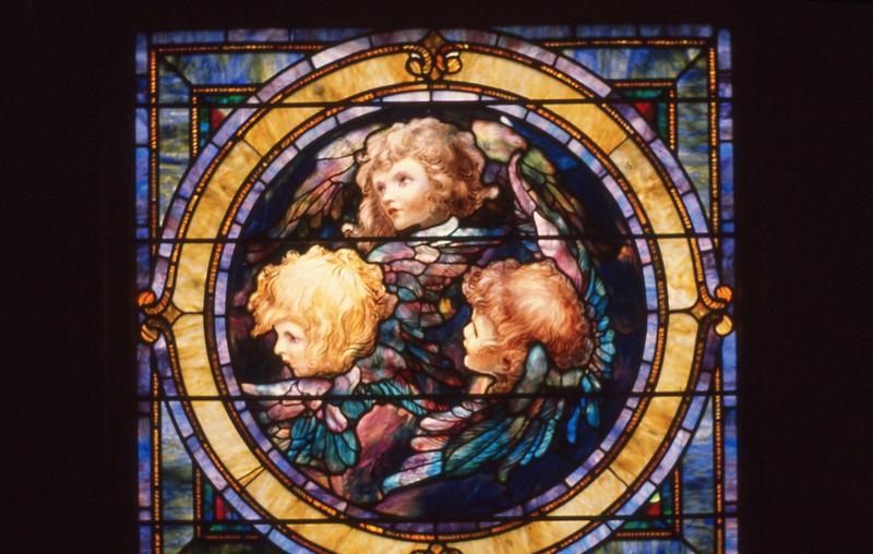 Landreth Memorial Window:  Cherubs, Heads