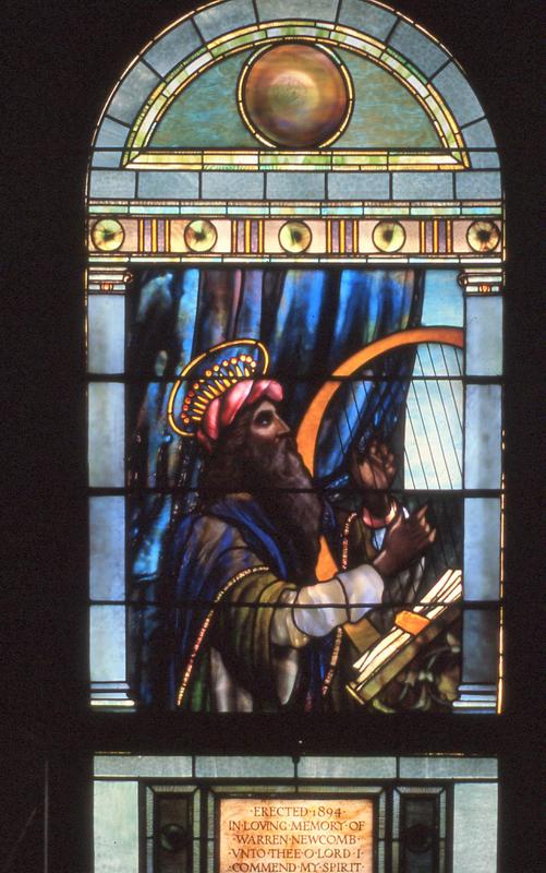 Newcomb Memorial Window:  King David