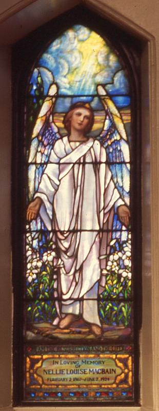 MacBain Memorial Window:  Angel of the Resurrection