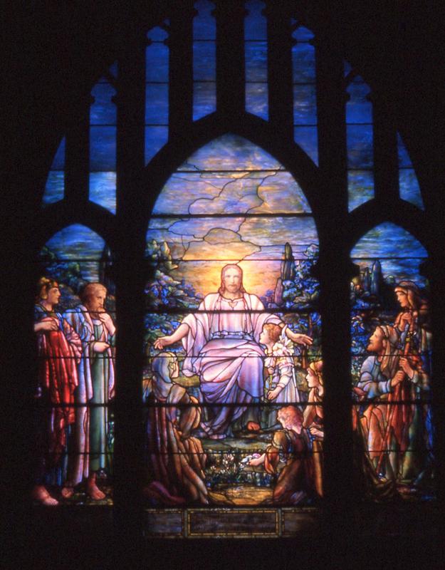 Pate Memorial Window:  Sermon on the Mount