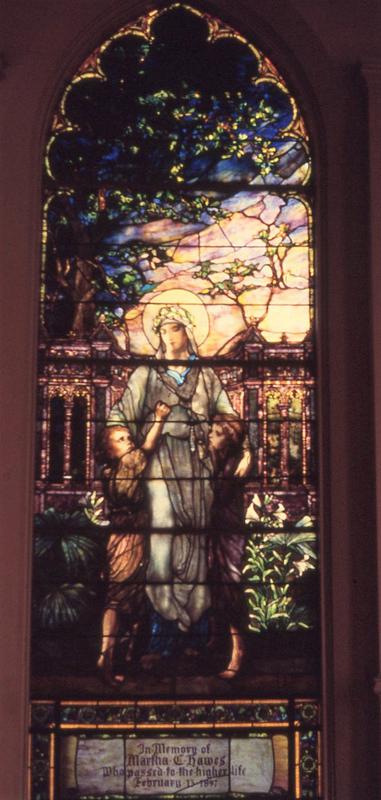 Hawes Memorial Window:  Dorcas