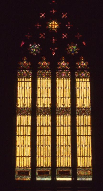 Memorial Window:  ornamental windows