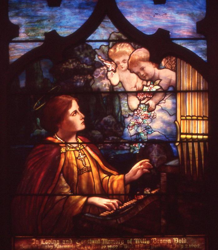 Dold Memorial Window:  St. Cecelia