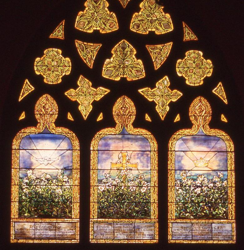 Marchant Memorial Window:  ornamental