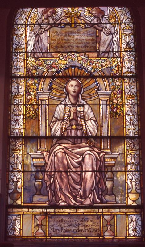 Stewart Memorial Window:  Valiant Woman