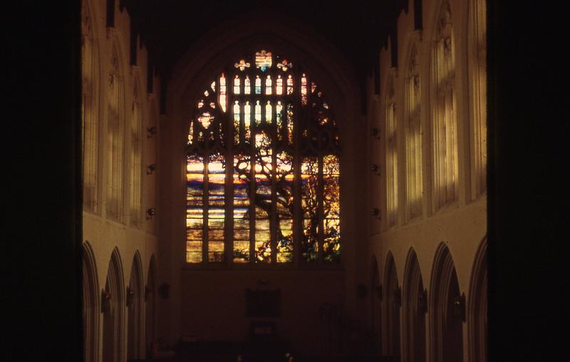 Sage Memorial Window:  landscape